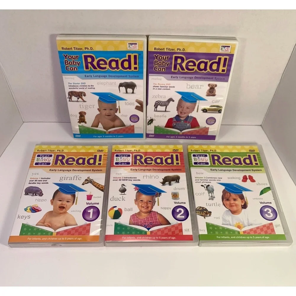 Your Baby Can Read! Vol 1-3 DVDs + Starter/Review - Reading Phonics Home